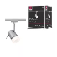 ,URail Spot en riel Tubo Foco individual GU10 máx. 10W regulable 230V Cromo mate,,, - système d'accrochage et décoration - détail 10