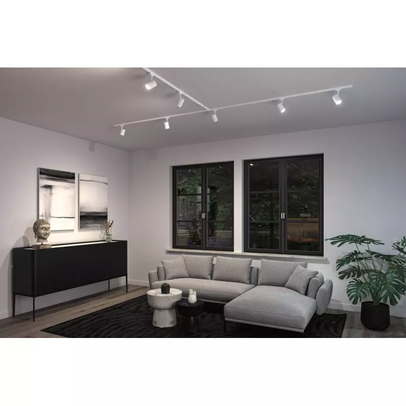 Foco de riel URail Smart Home Zigbee 3.0 Lujo GU10 350lm 4,8W RGBW+ regulable 230V Señal blanco,