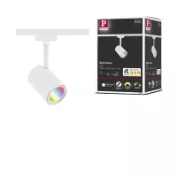 ,URail Spot sur rail Smart Home Zigbee 3.0 Luxe GU10 350lm 4,,8W RGBW+ gradable 230V Blanc signal, - système d'accrochage et décoration - détail 15