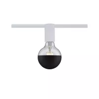 URail Spot sur rail Socket Spot individuel E27 max. 20W gradable 230V - système d'accrochage et décoration - détail 4