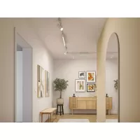 URail-Schienenstrahler Theron Einzelstrahler 1020 lm 11 W 3000 K dimmbar 230 V Signalweiß - système d'accrochage et décoration - détail 10
