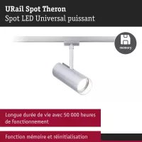 Foco para riel URail Theron, foco individual de 1100 lm, 11 W, 4000 K, regulable, 230 V - système d'accrochage et décoration - détail 6