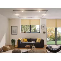,URail Spot sur rail Topa Dot Spot individuel 350lm 4,,9W 2700K gradable 230V Chrome,, Clair,,, - système d'accrochage et décoration - détail 6