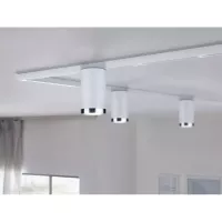 URail Gleisstrahler, einzeln GU10, max. 10 W, dimmbar, 230 V, Signalweiß - système d'accrochage et décoration - détail 8