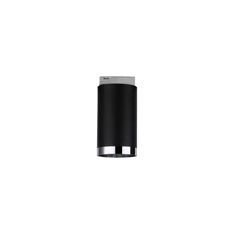 Foco individual para riel URAil, tubo GU10, máx. 10 W, regulable, 230 V, negro mate.
