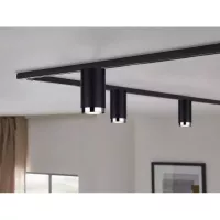 ,URail Spot sur rail Tube Spot individuel GU10 max. 10W gradable 230V Noir mat,,, - système d'accrochage et décoration - détail 8