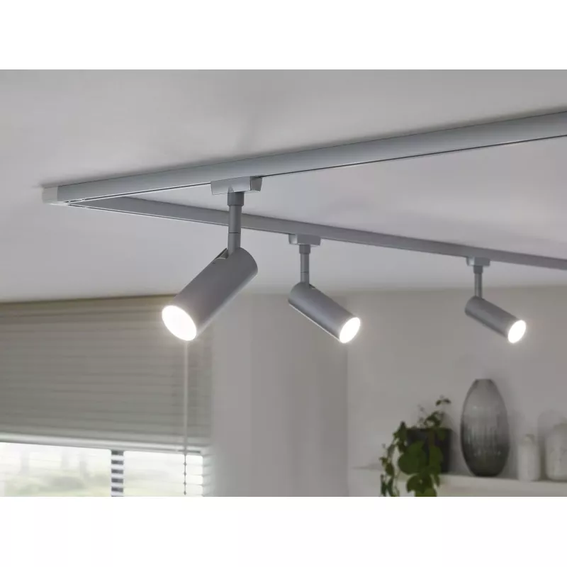 ,URail Spot sur rail Tubo Spot individuel 250lm 4,,5W 3000K 230V,