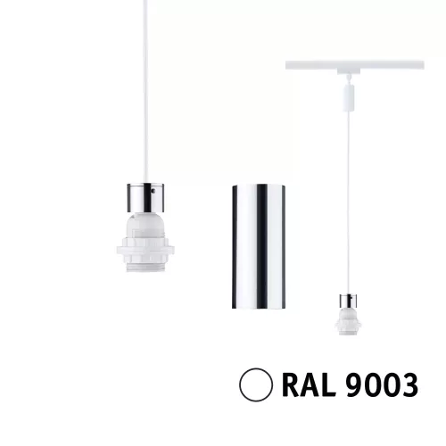 URail Pendant Lamp 2Easy E27 max. 20W dimmable 230V Signal white