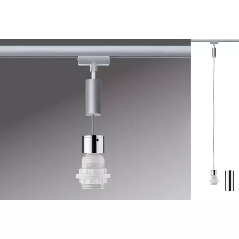 ,URail Pendant Lamp 2Easy E27 max. 20W dimmable 230V Matt chrome,,, PAULMANN 15 - Cimaise Tableau 
