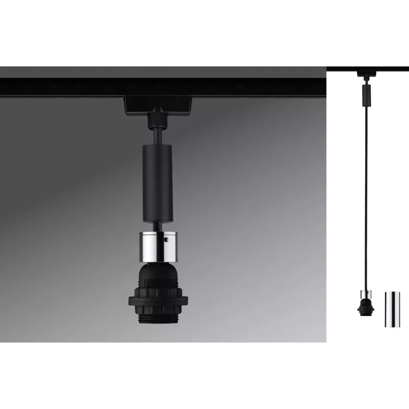 ,URail Pendant Lamp 2Easy E27 max. 20W dimmable 230V Matt black,,,