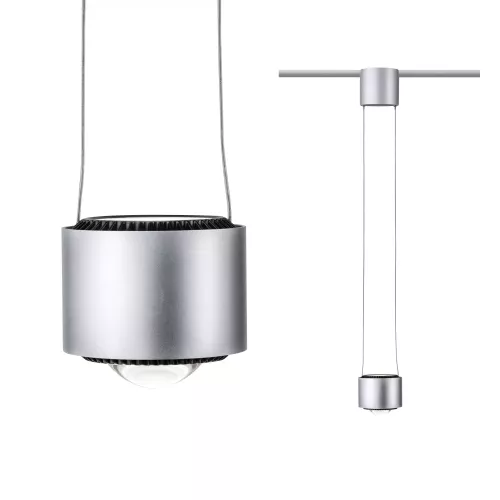 ,URail Suspension Aldan 930lm / 530lm 8,,5W / 4,,5W 4000K gradable 230V Chrome mat,,, PAULMANN 10 - Cimaise Tableau 