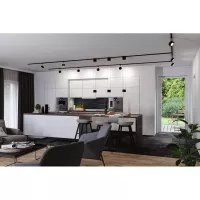 ,URail Suspension Aldan 930lm / 530lm 8,,5W / 4,,5W 4000K gradable 230V Noir mat,,, - système d'accrochage et décoration - détail 6