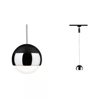 ,URail Suspension Capsule II 400lm 6,,3W 2700K gradable 230V Noir mat,,, - système d'accrochage et décoration - détail 2