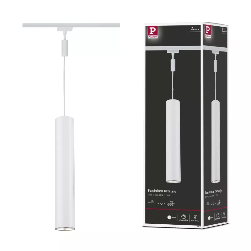 ,URail Pendant Lamp Catalejo GU10 max. 10W dimmable 230V White,,,
