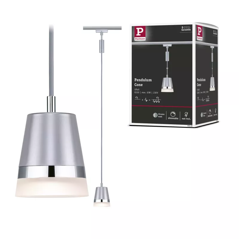 URail Suspension Cone GU10 max. 10W dimmable 230V PAULMANN 27 - Cimaise Tableau 