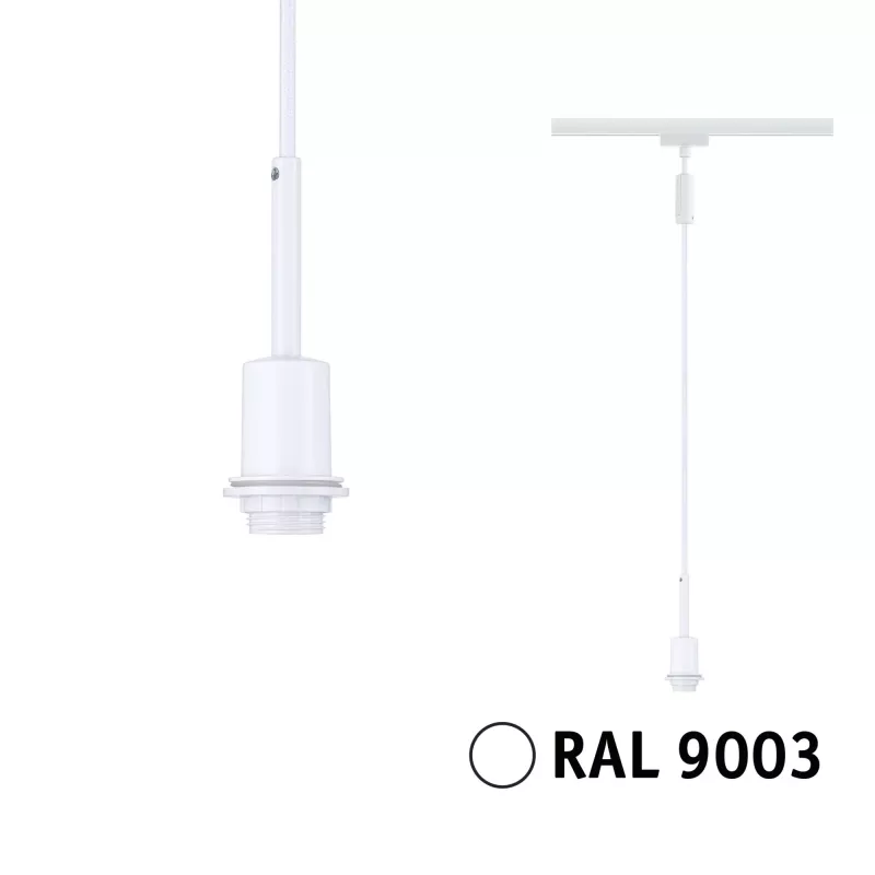 URail Pendant Lamp DecoSystems Basic E14 max. 20W dimmable 230V Signal white