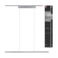 URail Suspension Lento 1800lm 41W 2700K gradable 230V - système d'accrochage et décoration - détail 10