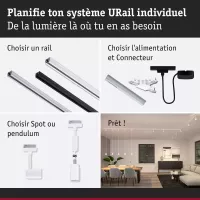 URail Suspension Runa GU10 max. 10W gradable 230V Blanc signal - système d'accrochage et décoration - détail 7