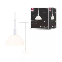 URail Pendelleuchte Sarrasani E14 max. 20W dimmbar 230V Signal weiß - système d'accrochage et décoration - détail 9