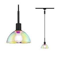 ,URail Pendelleuchte Sarrasani E14 max. 20W dimmbar 230V Matt schwarz,, Dichroisch, - système d'accrochage et décoration - détail 3