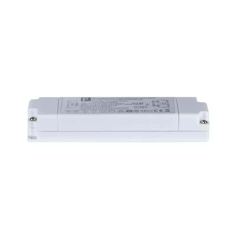 VDE Electronic Flat Halogen AC Transformer max. 35-105W 230/12V 105VA - système d'accrochage et décoration