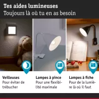 ,Veilleuse Esby avec capteur crépusculaire carré 3000K 0,,7lm, - système d'accrochage et décoration - détail 5