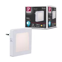 Lámpara nocturna Esby con sensor crepuscular cuadrado, 3000K, 0,7 lm - système d'accrochage et décoration - détail 14