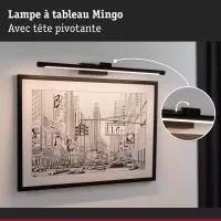 Éclairage de tableau LED Mingo 3000K 810lm 230V 11W - système d'accrochage et décoration - détail 3