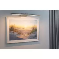 Mingo LED Bilderleuchte 3000K 810lm 230V 11W Gebürstetes Aluminium - système d'accrochage et décoration - détail 6