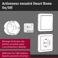 Smart-Home-Zigbee-3.0-Ein/Aus-Einbauschalter, Weiß - système d'accrochage et décoration - détail 5