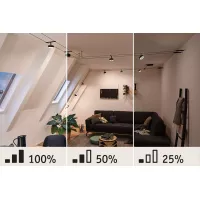 Sistema de cableado CorDuo de 3 niveles de atenuación, regulador de intensidad de 3 niveles, blanco - système d'accrochage et décoration - détail 8