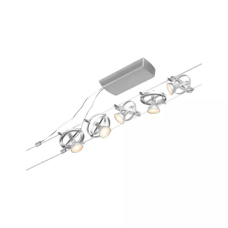 Kit básico del sistema de cable cardán CorDuo GU5.3 máx. 5x10W 230/12V