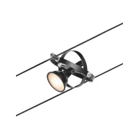 Sistema de cableado CorDuo, foco individual GU5.3 con montaje cardán, máx. 10 W, 12 V - système d'accrochage et décoration - détail 16