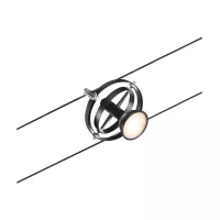 Sistema de cableado CorDuo, foco individual GU5.3 con montaje cardán, máx. 10 W, 12 V - système d'accrochage et décoration - détail 18