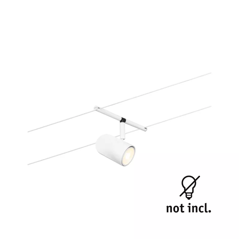CorDuo Système sur câbles Cup Spot individuel GU5,3 max. 10W 12V - système d'accrochage et décoration
