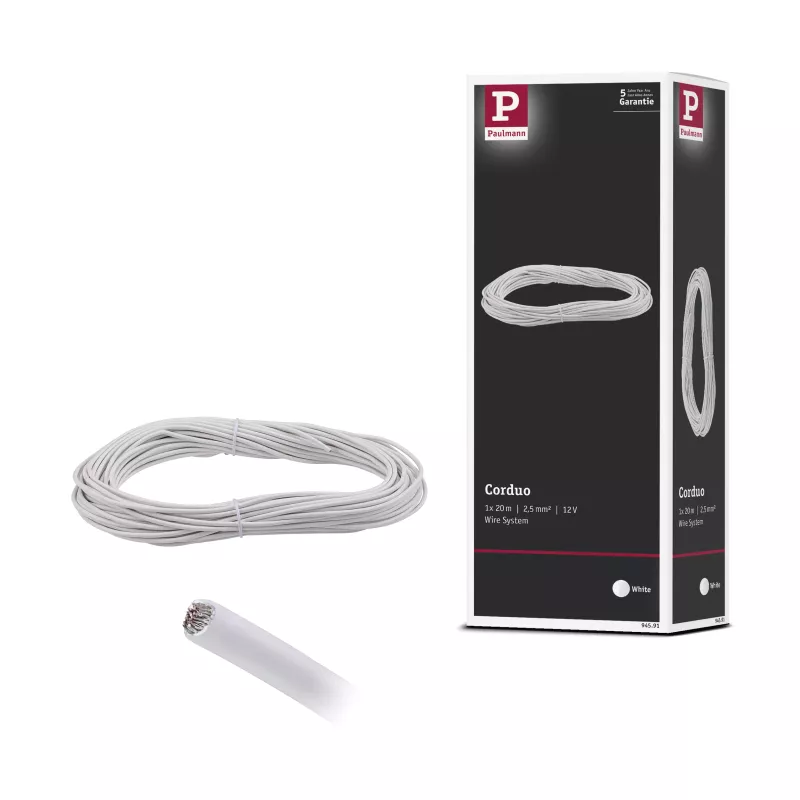 CorDuo Système sur câbles Câble de tension 20m 2,5qmm