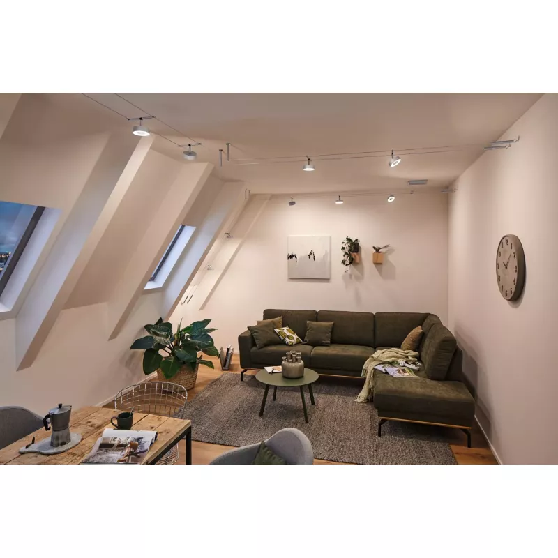 CorDuo LED Kreisspot-Kabelsystem, Einzeln 180 lm, 5 W, 3000 K, 12 V