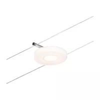 Kit base de sistema de cable LED CorDuo DiscLED 5x200lm 5x4.5W 3000K 230/12V Cromo mate, Cromo - système d'accrochage et décoration - détail 4