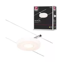 CorDuo LED Cable System DiscLED Individual Spot 200lm 4.5W 3000K 12V Matte Chrome, Chrome - système d'accrochage et décoration - détail 4