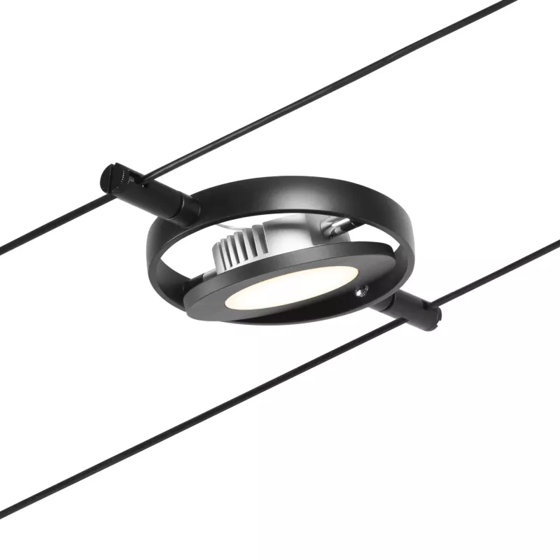 Kit base para sistema de cable LED CorDuo RoundMac 5x200lm 5x4,5W 3000K 230/12V