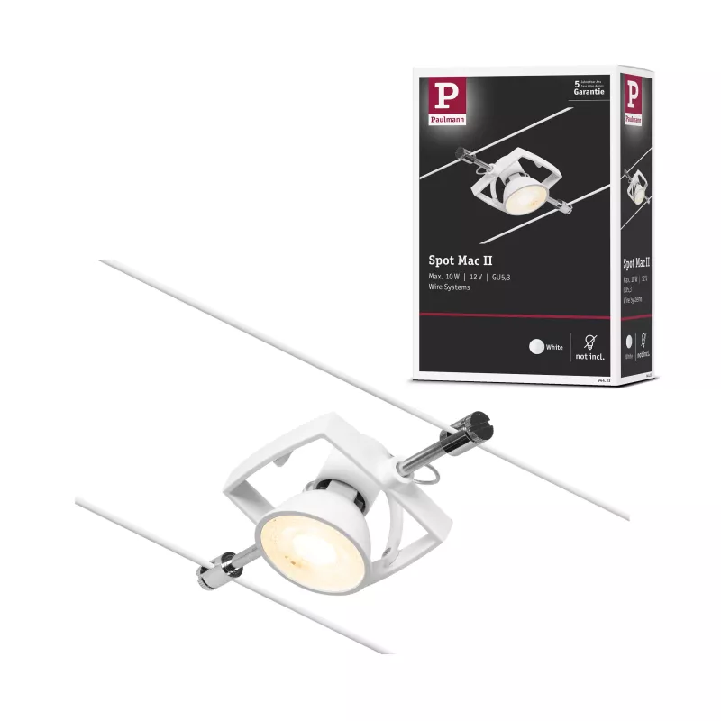 CorDuo Système sur câbles Mac II Spot individuel GU5,3 max. 10W 12V