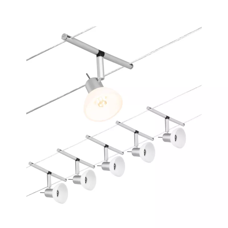 CorDuo Système sur câbles Sheela Kit de base GU5,3 max. 5x10W 230/12V
