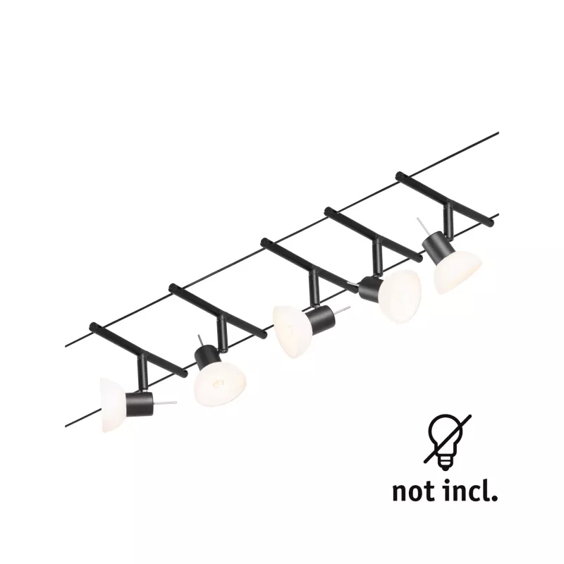 Sistema de cableado CorDuo Sheela Kit básico GU5.3 máx. 5x10W 230/12V