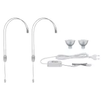 Lámpara LED para espejo Galeria Assistent II GU5.3 2700K 2x230lm 230V 2x4W Cromada - système d'accrochage et décoration - détail 4