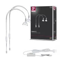Lámpara LED para espejo Galeria Assistent II GU5.3 2700K 2x230lm 230V 2x4W Cromada - système d'accrochage et décoration - détail 6