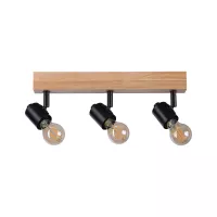 LED Spotlight Arvid E27 230V max. 3x20W dimmable Black - système d'accrochage et décoration - détail 2