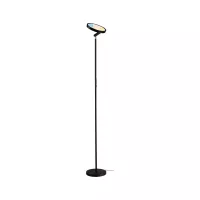 Lámpara de pie LED blanca regulable Caneta, 1750 mm, 1300 lm, 20 W, color negro. - système d'accrochage et décoration - détail 1