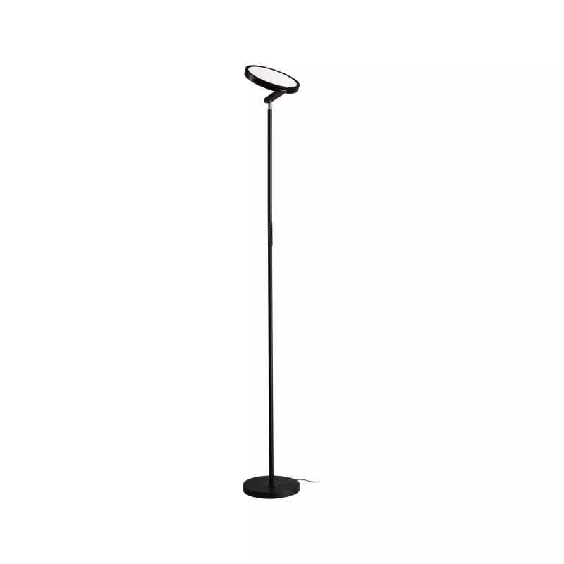 Caneta LED Stehleuchte, dimmbar, weiß, 1750 mm, 1300 lm, 20 W, Schwarz