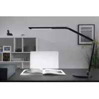 Lámpara de escritorio LED con regulador de intensidad de 3 niveles, interruptor FlexBar blanco, 700 lm. - système d'accrochage et décoration - détail 23