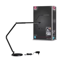Lámpara de escritorio LED con regulador de intensidad de 3 niveles, interruptor FlexBar blanco, 700 lm. - système d'accrochage et décoration - détail 28
